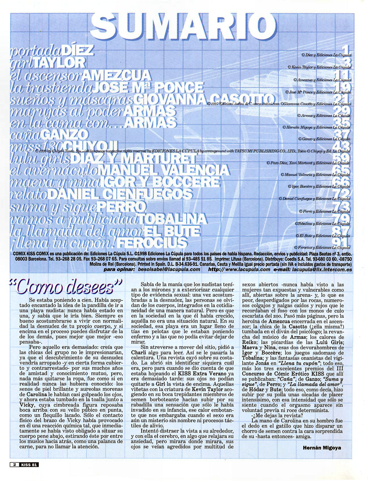 Kiss Comix #081 page 2 full