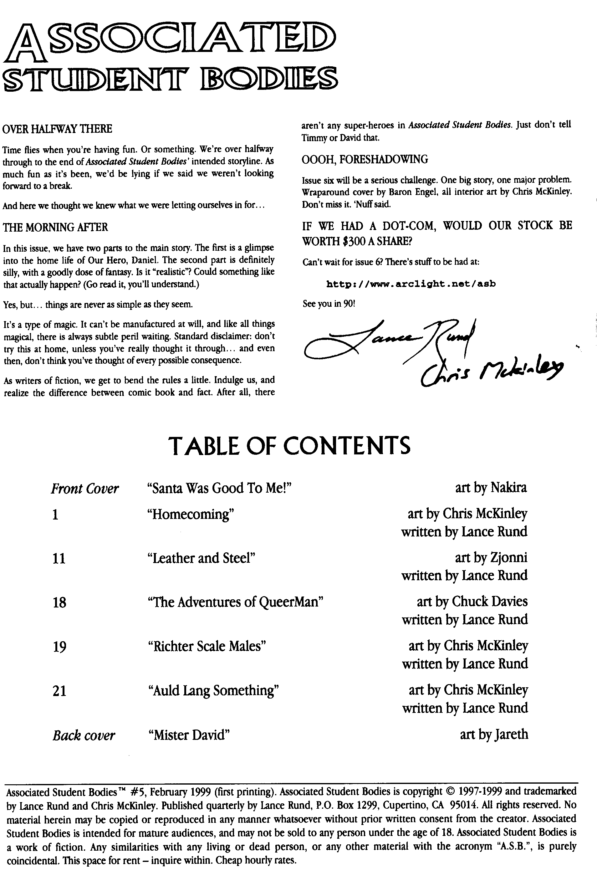 Associated Student Bodies - Volume 5 page 2 full