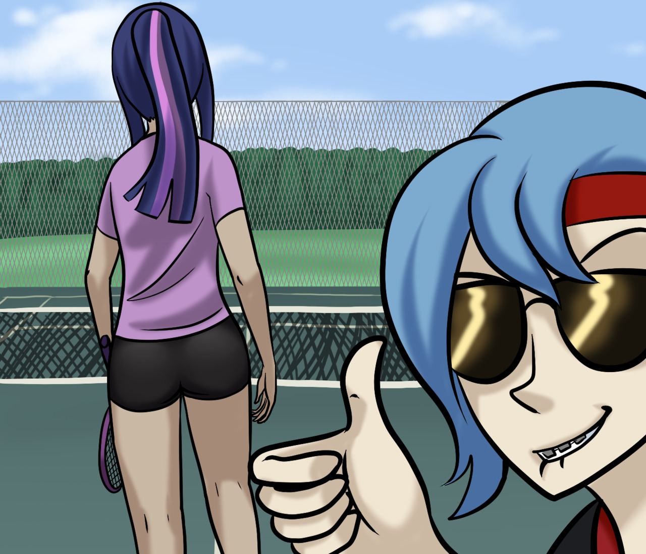 Tennis Match page 1 full
