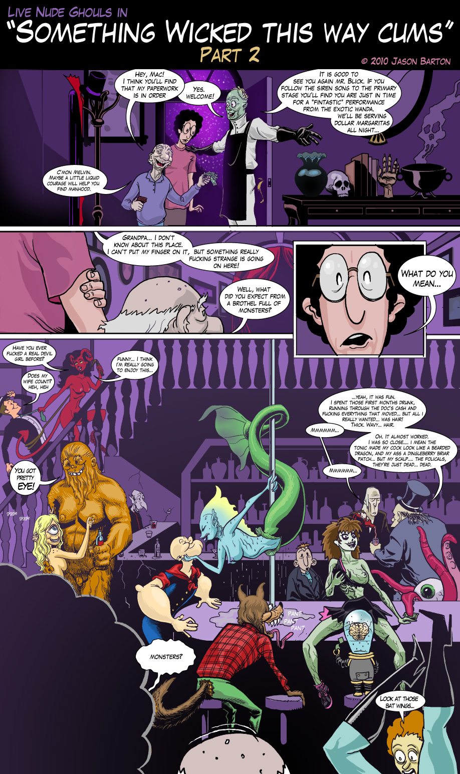 Live Nude Ghouls - Webcomic page 4 full