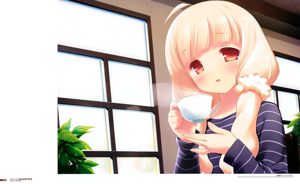 Cafe Sourire Visual Fanbook page 2 full