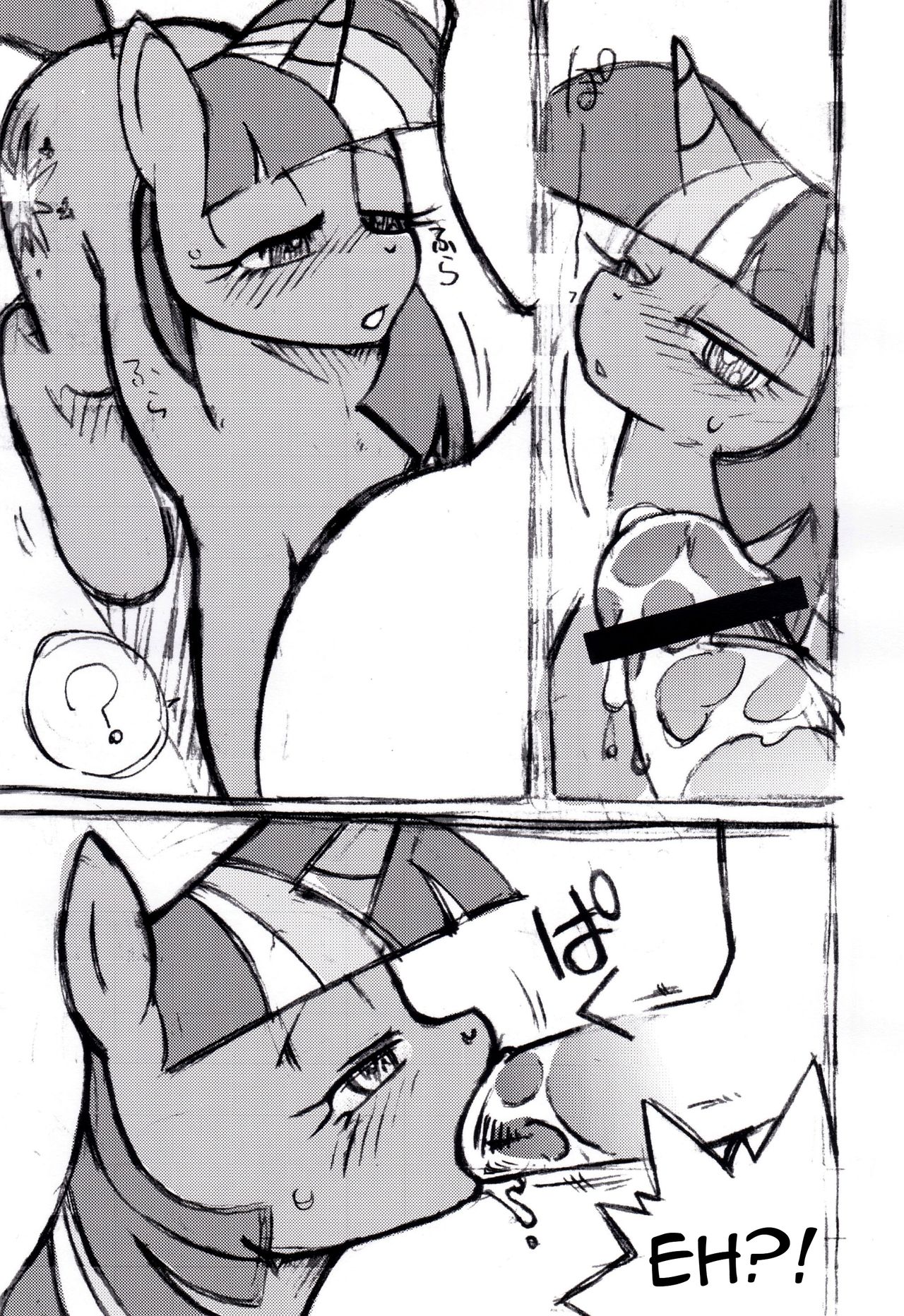 Mari Pony! Pony Datte Onnanoko! Ochinpo Milk ni Kyoumishinshin | She's a Pony and a Girl! She's Curious about Penis Milk page 8 full