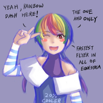 Rainbow Dash POV cover