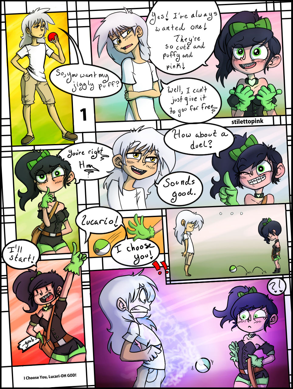 I Choose You Lucari-oh god! page 1 full