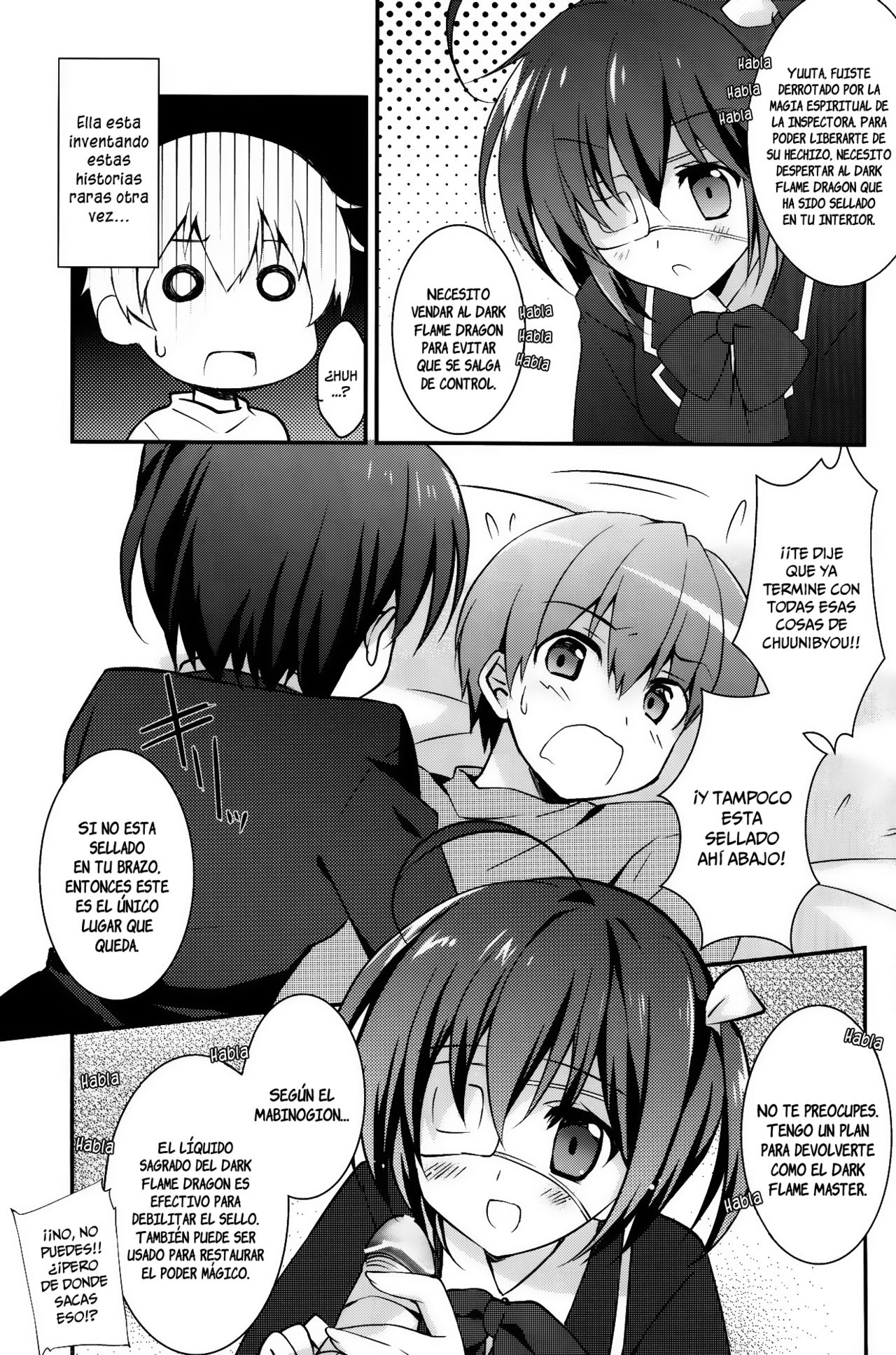 Jaou Shingan no Yami ni Nomaretai! | Quiero ser envuelto en la oscuridad del ojo maligno! page 4 full