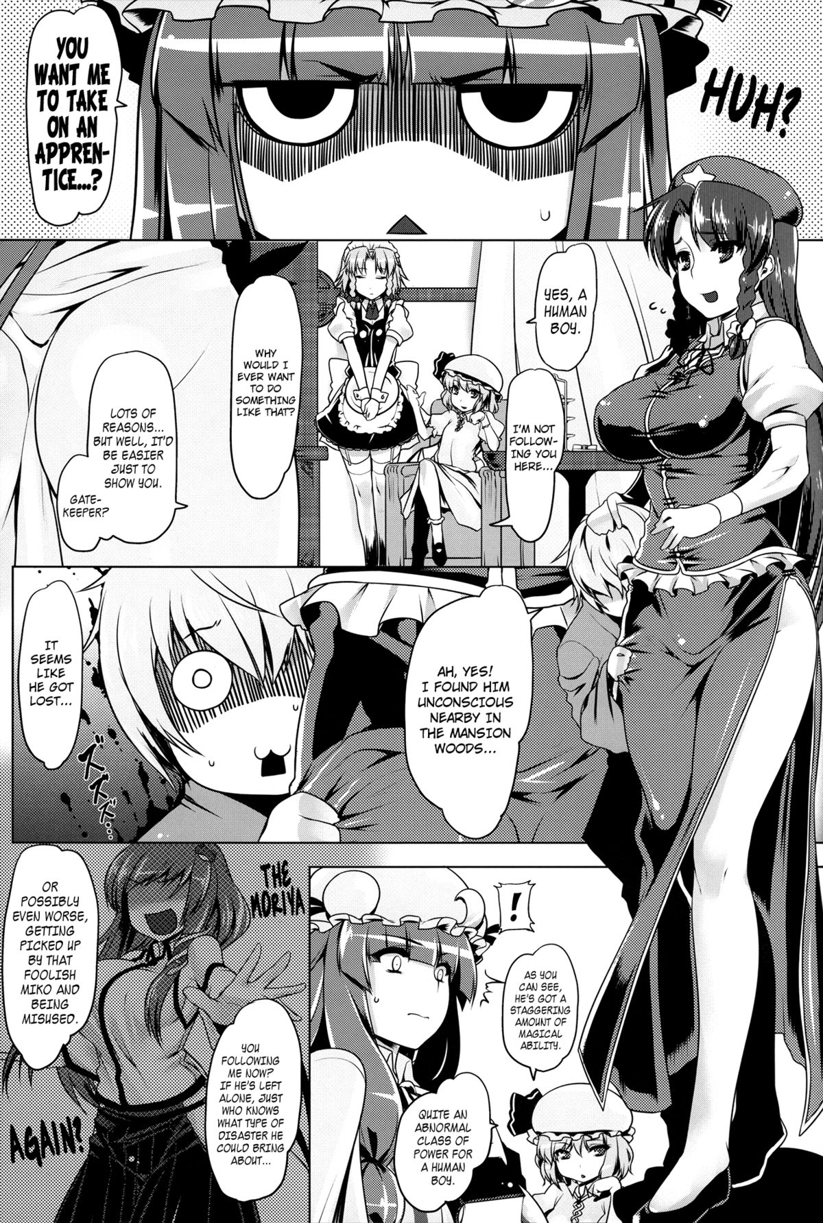 Koumon de Oshiete Patchouli | Teach Me With Your Anus, Patchouli page 2 full