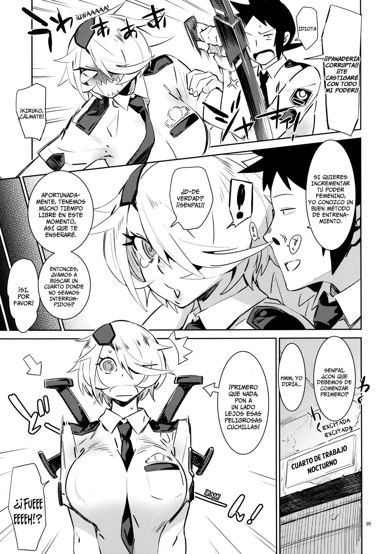 Kiruko-san no Joshiryoku Up Daisakusen | La Batalla Épica del Power-Up de la Feminidad de Kiruko   =P666HF= page 5 full