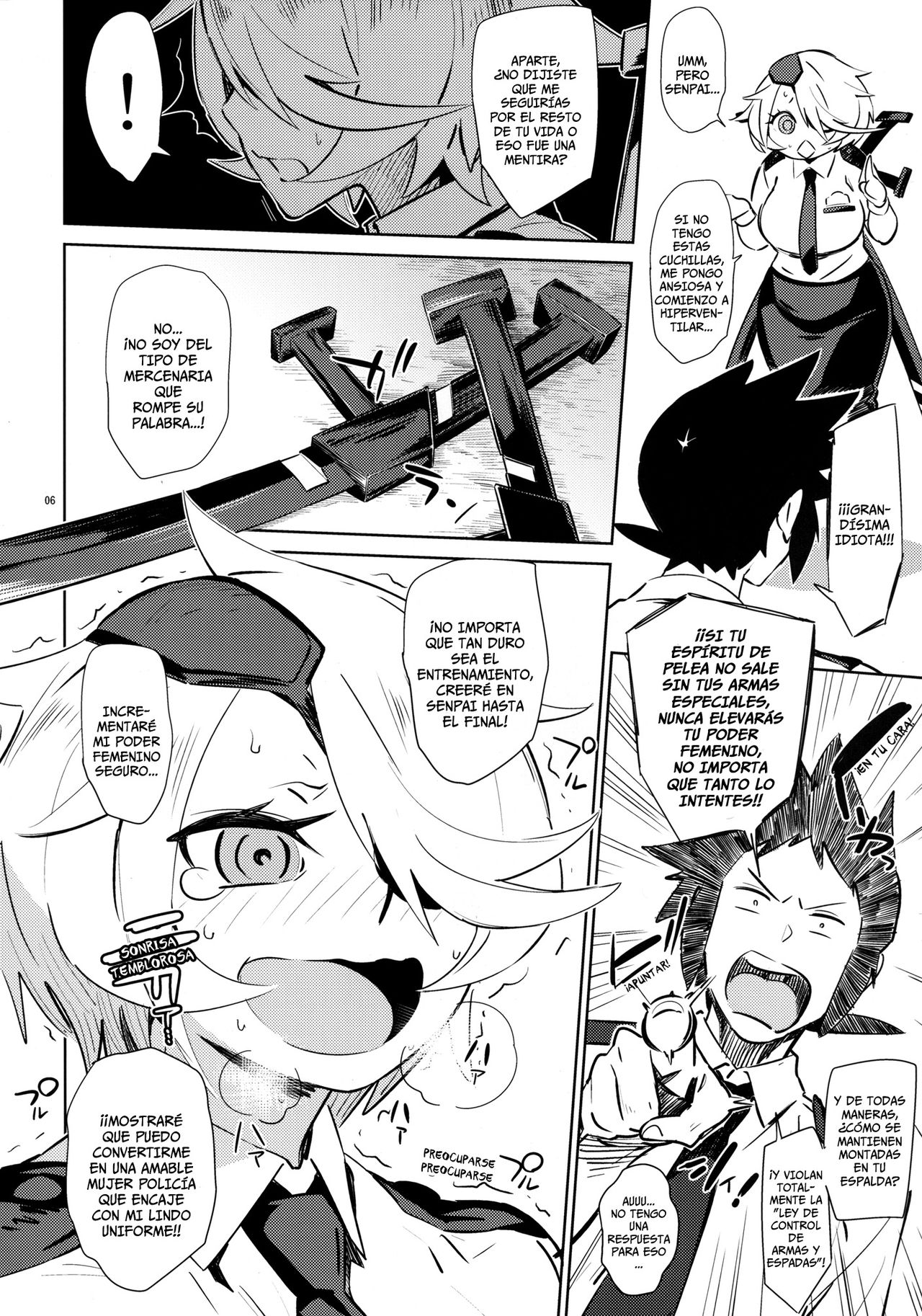 Kiruko-san no Joshiryoku Up Daisakusen | La Batalla Épica del Power-Up de la Feminidad de Kiruko   =P666HF= page 6 full