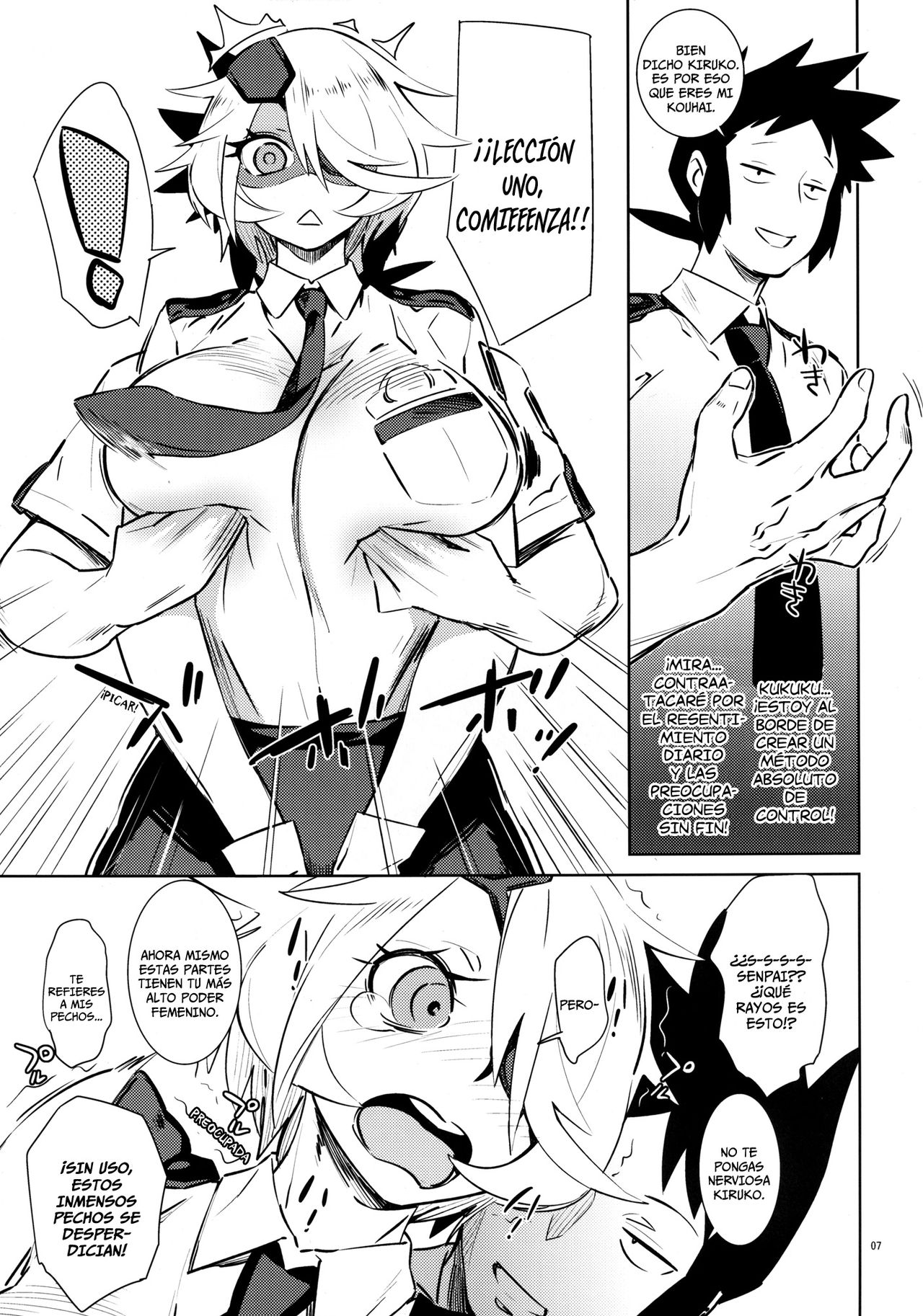 Kiruko-san no Joshiryoku Up Daisakusen | La Batalla Épica del Power-Up de la Feminidad de Kiruko   =P666HF= page 7 full