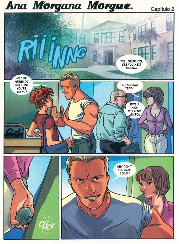 El Jueves - Pencomix - by Milk - Ana Morgana part 2- English Translation page 1 full