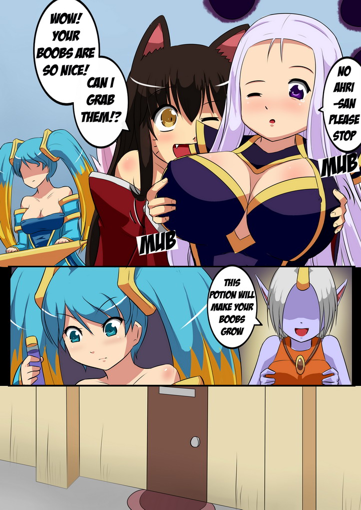 Sona x Ahri Lovely Boobies page 2 full