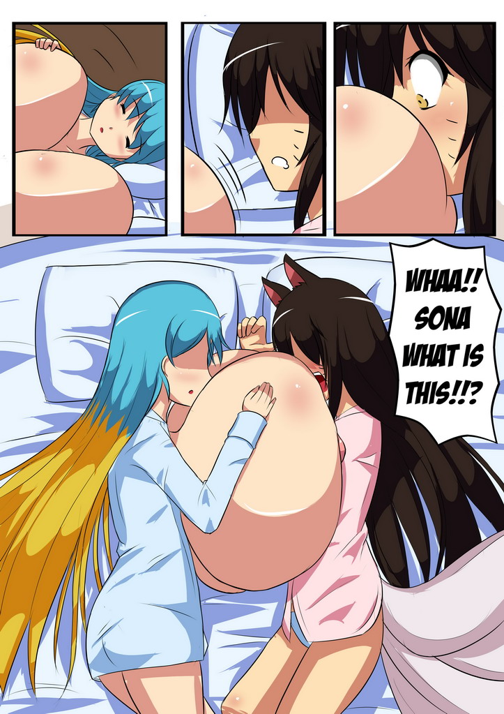 Sona x Ahri Lovely Boobies page 5 full