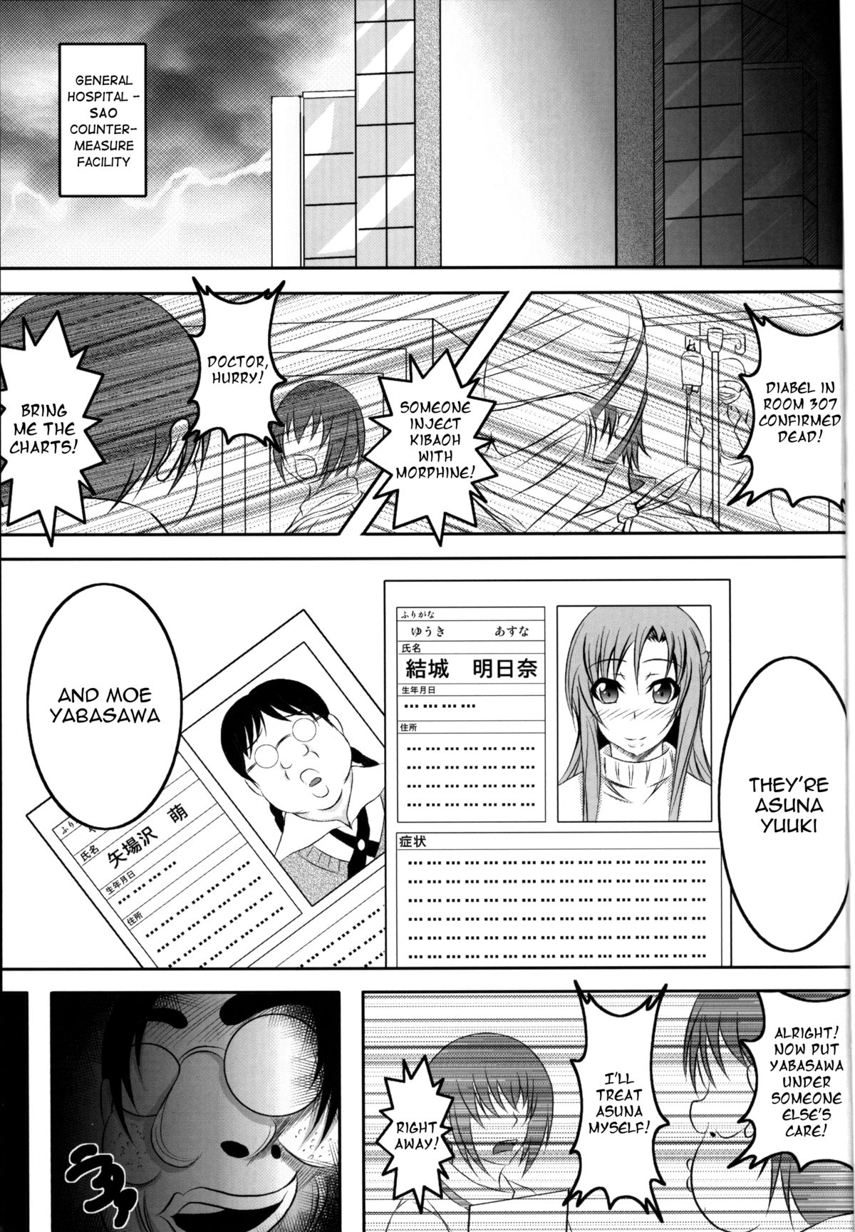 Irakabeshi Sugite Atama ga Okashiku Natta Hito ga Kangaeta SAO-hon | A SAO Book Drawn by a Man Driven Insane by Bashing his Head Against a Wall page 2 full