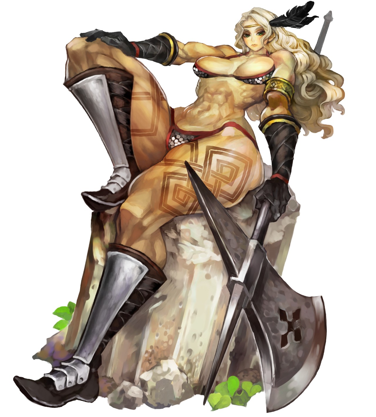 Muscular Female arts page 6 full