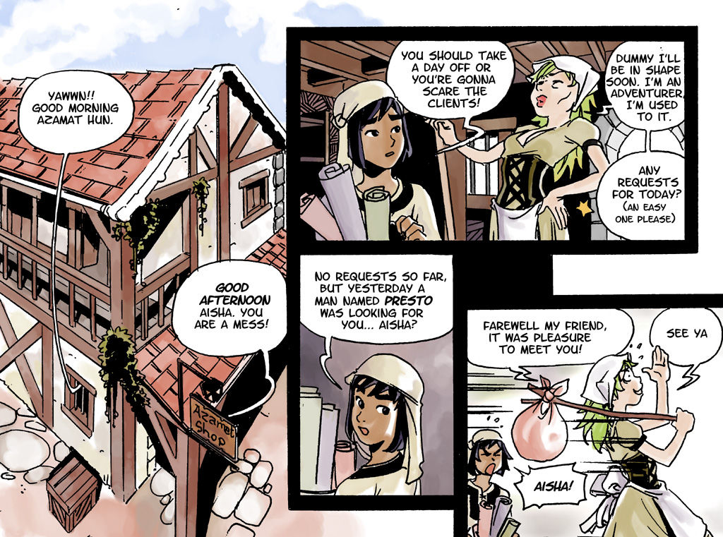 Slimy Thief - Chronicles of an Item Shop #4 - Presto part I page 2 full