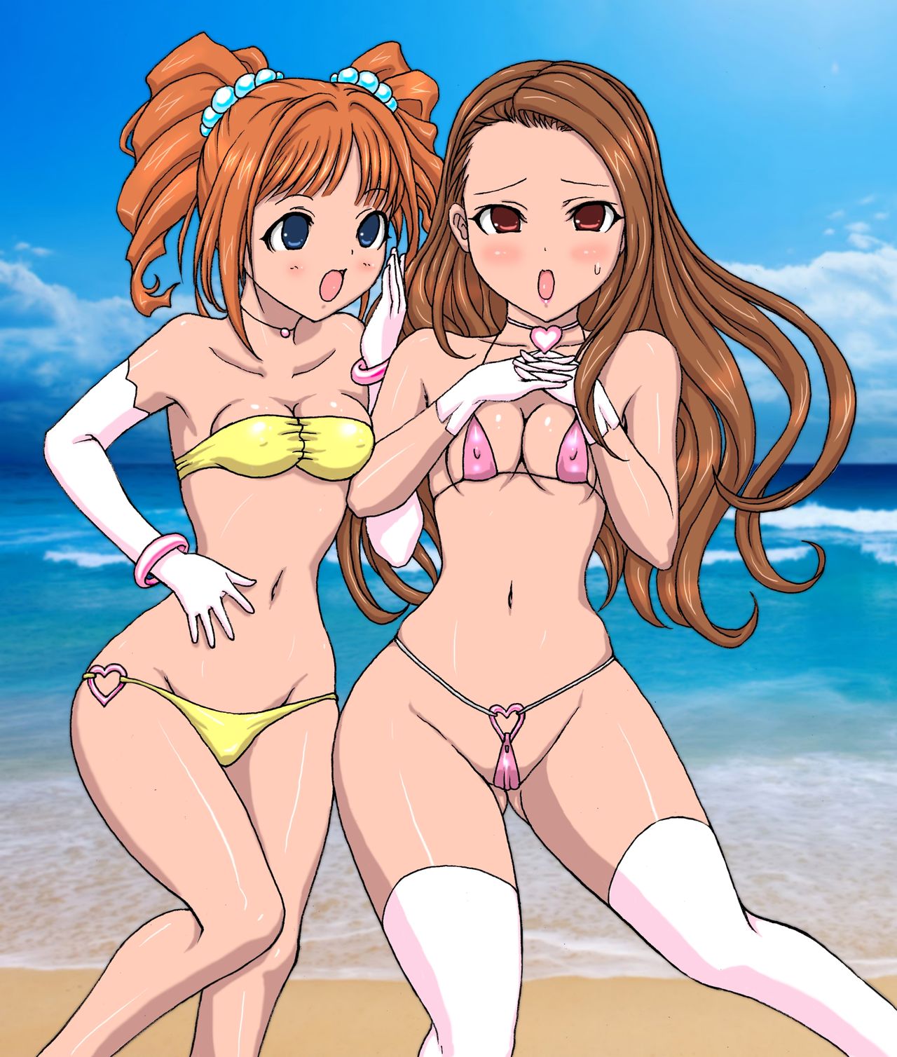 Monakaya Yorozu Illustartion CG Shuu Vol.4 Bikini. Ver page 2 full