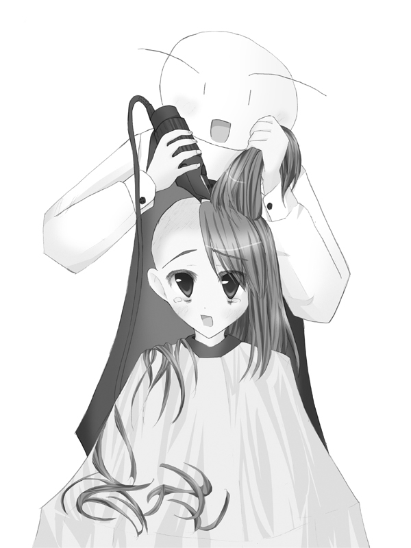 Head Shave girl barbershop page 9 full