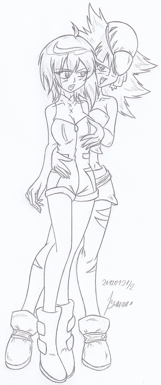 My miny Zenet Surrow_ Bakugan Gundalian Invaders Sketches work_1 page 3 full