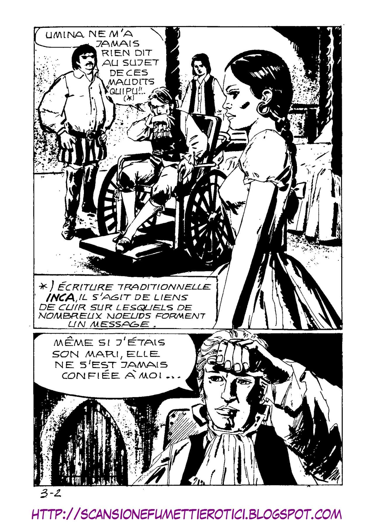 Incube N. 03  Le Secret Des Incas - French Adult Comics Vintage page 4 full