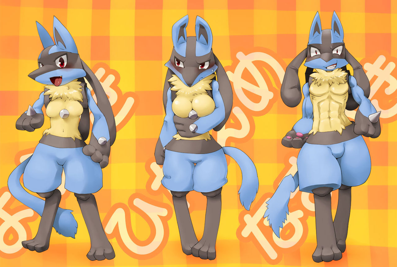 Pokemon - Lucario ♀ Compilation page 3 full