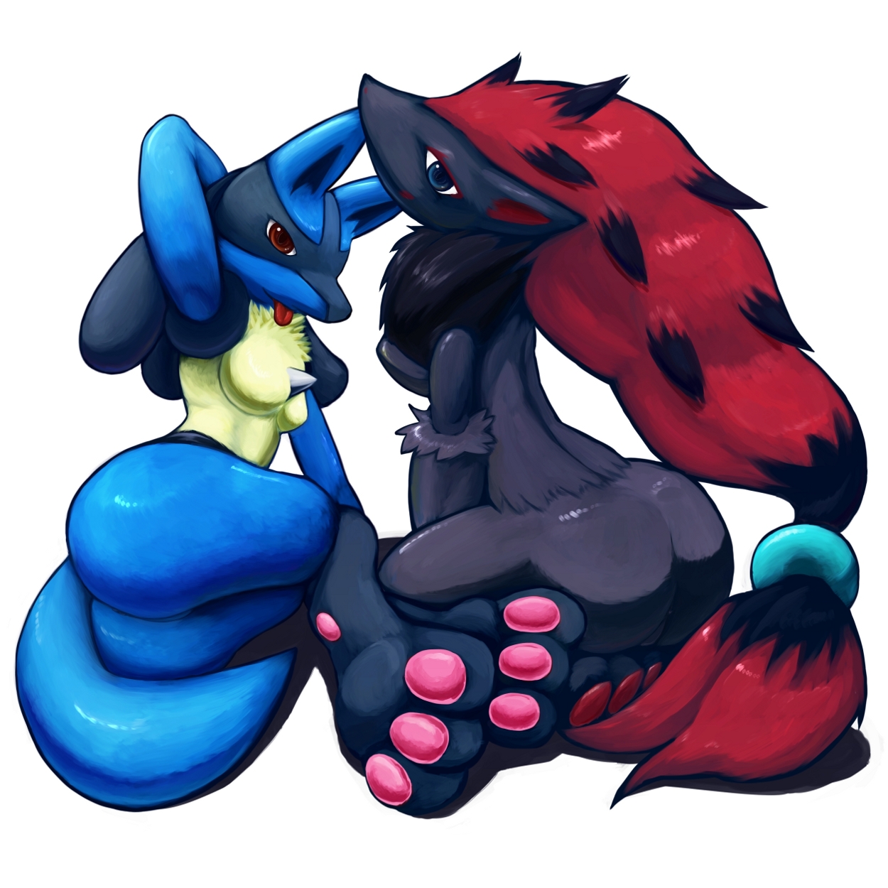 Pokemon - Lucario ♀ Compilation page 4 full