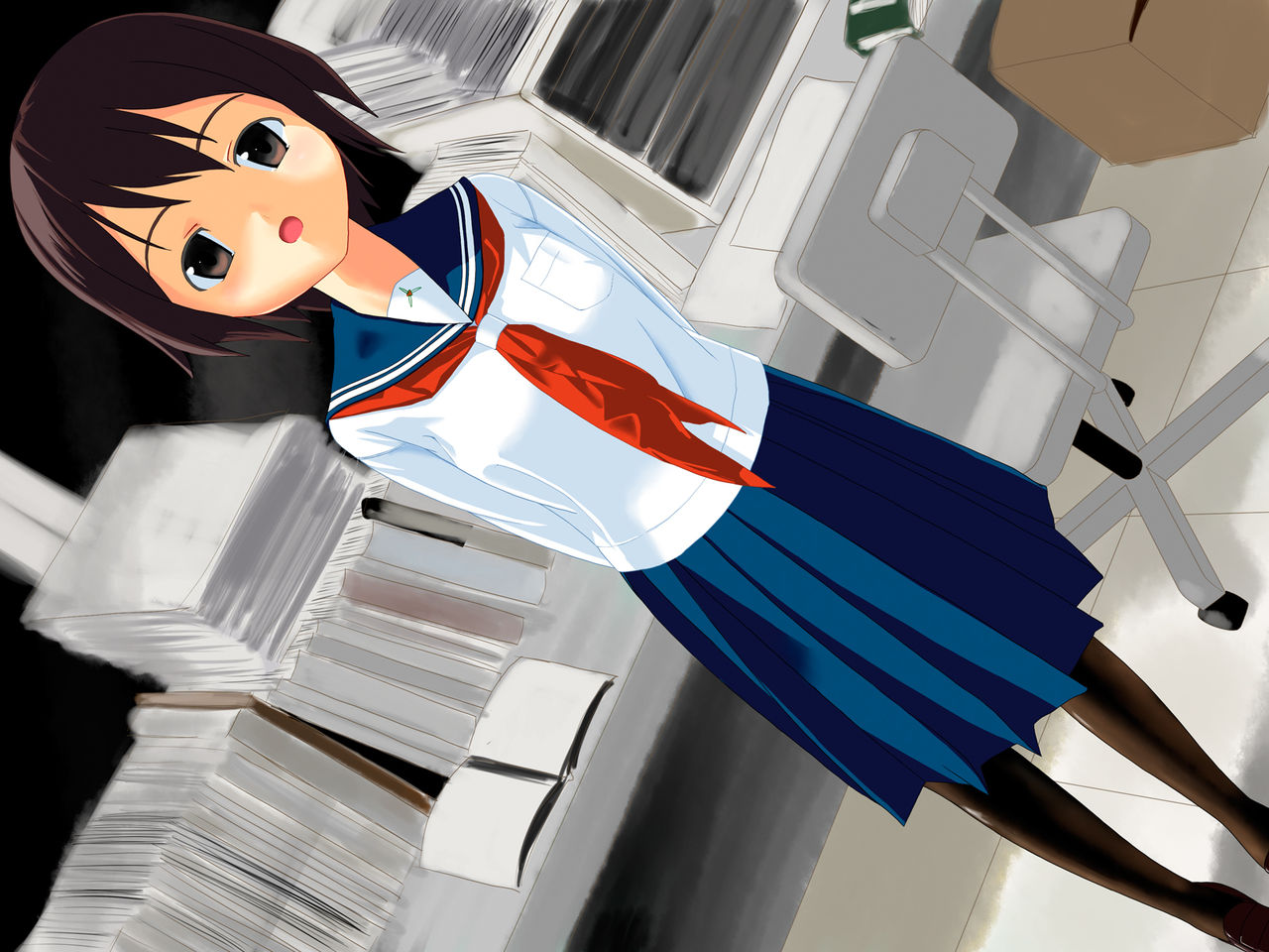 Seifuku Jogakusei Ryoujoku Zugashuu Vol. 4 page 4 full