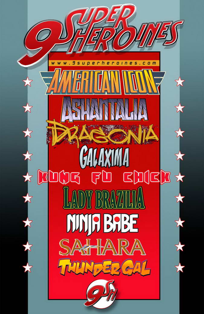 9 Superheroines - The Magazine #6 page 2 full
