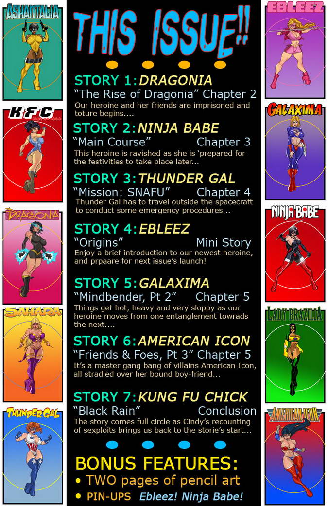 9 Superheroines - The Magazine #5 page 3 full