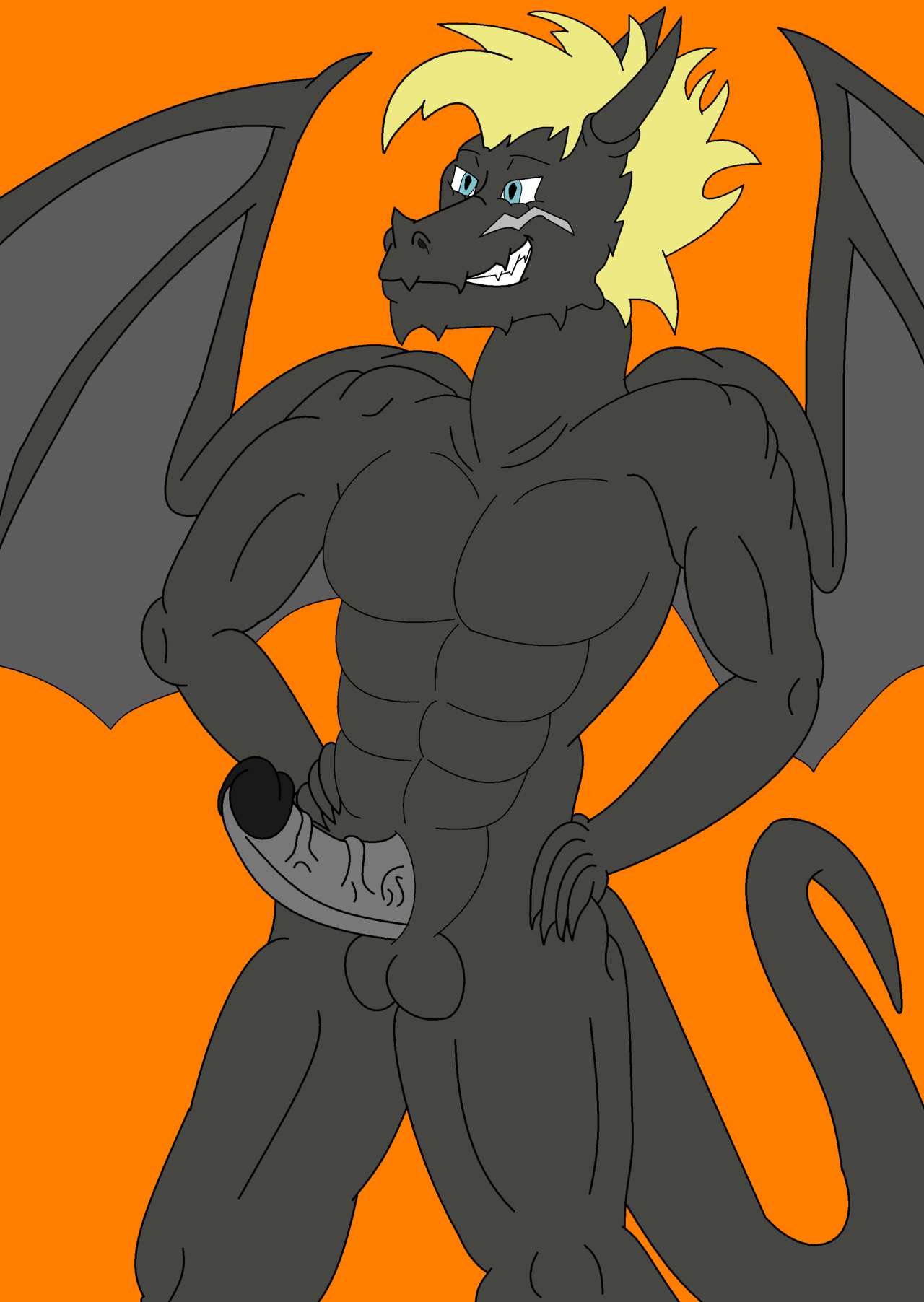 my own anthro dragon drawings page 1 full