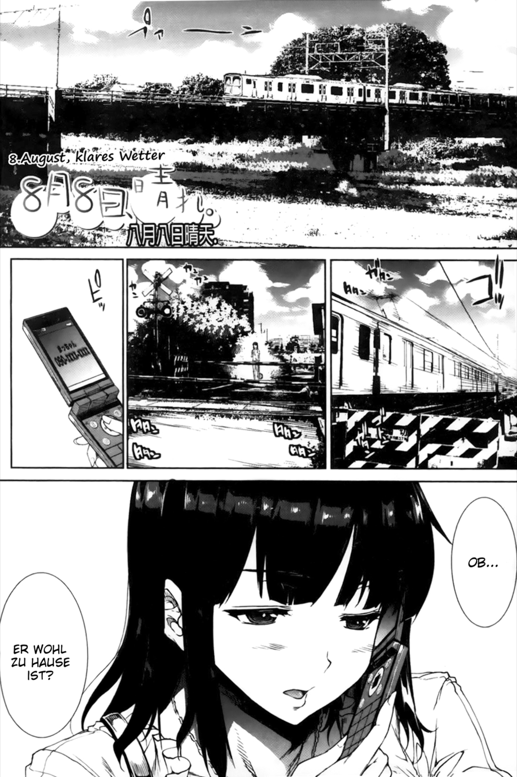8-gatsu 8-ka, Hare. | 8.August, klares Wetter page 1 full