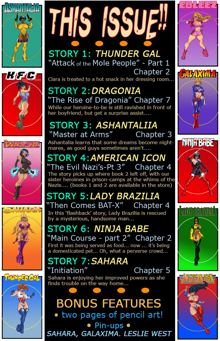 9 Superheroines - The Magazine #10 page 3 full