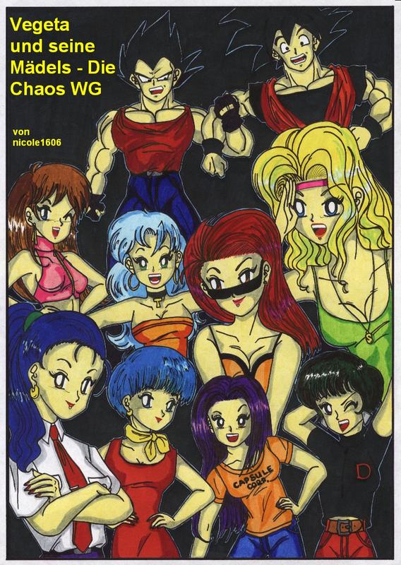 Vegeta und seine Mädels - Die Chaos WG page 1 full