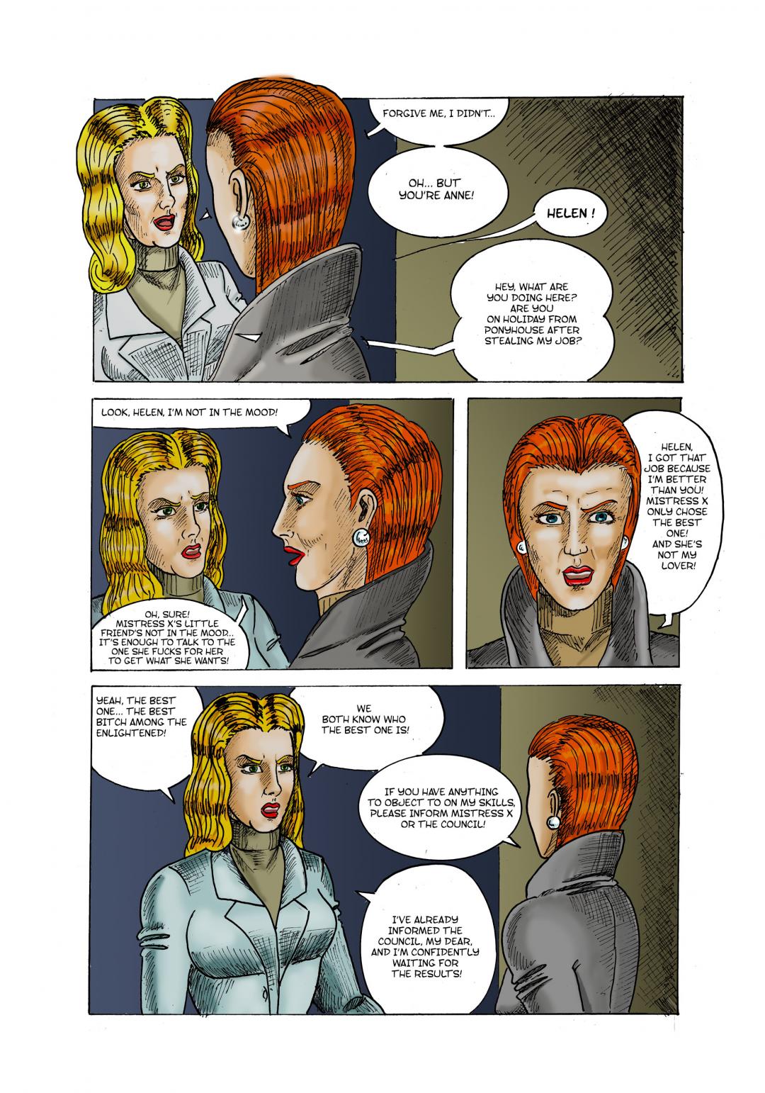 Mistress X - Slave ! Part 4 page 3 full