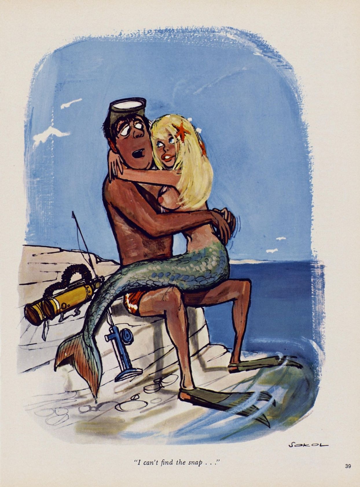 Erich Sokol - Playboy cartoons page 6 full