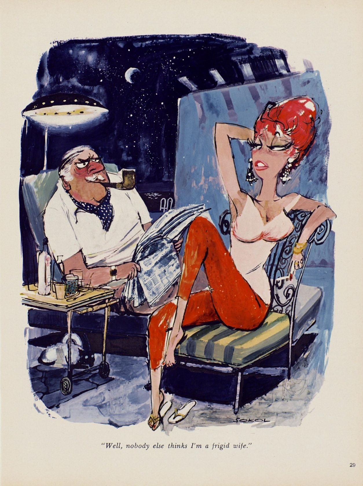 Erich Sokol - Playboy cartoons page 7 full