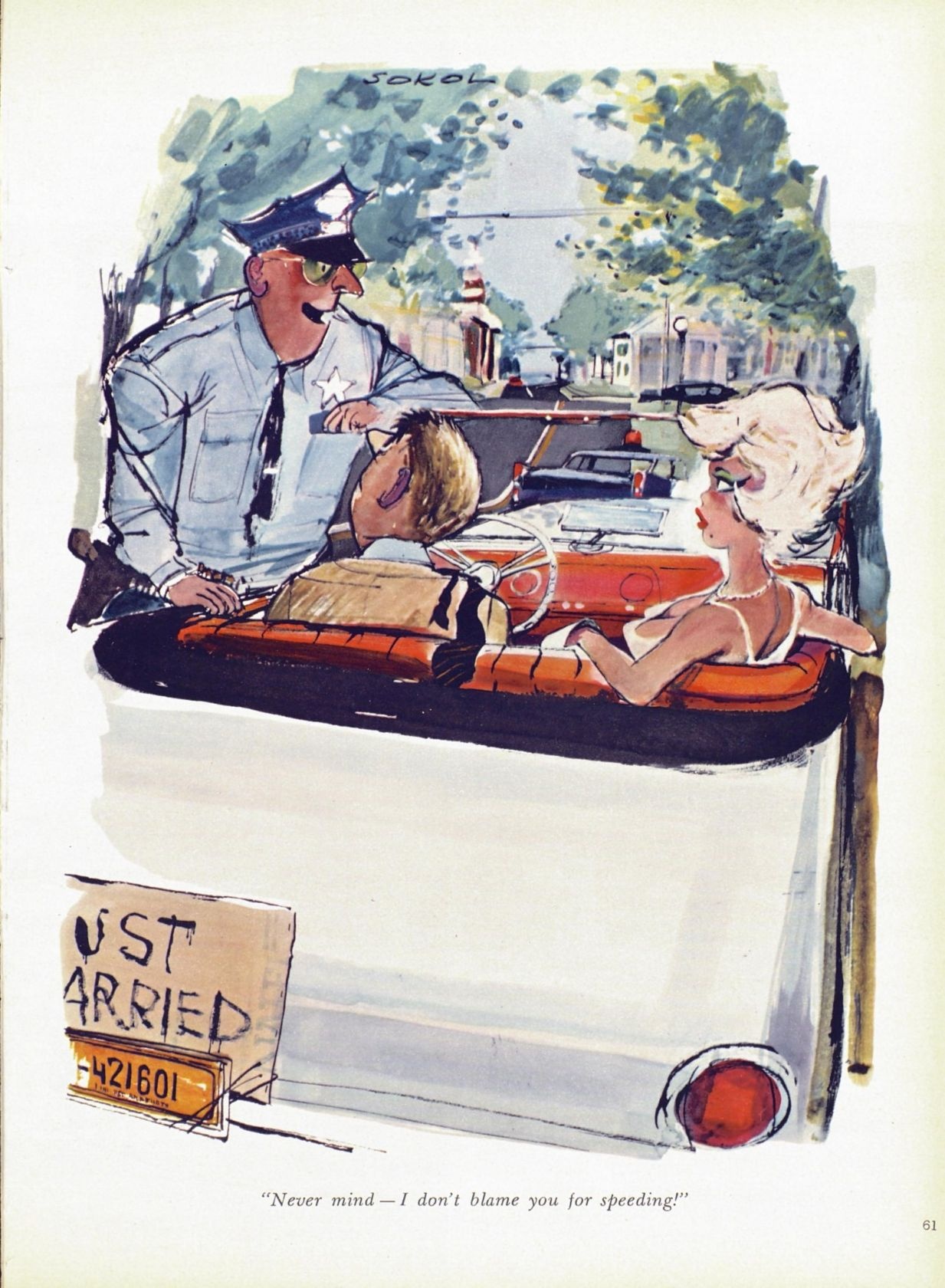 Erich Sokol - Playboy cartoons page 9 full