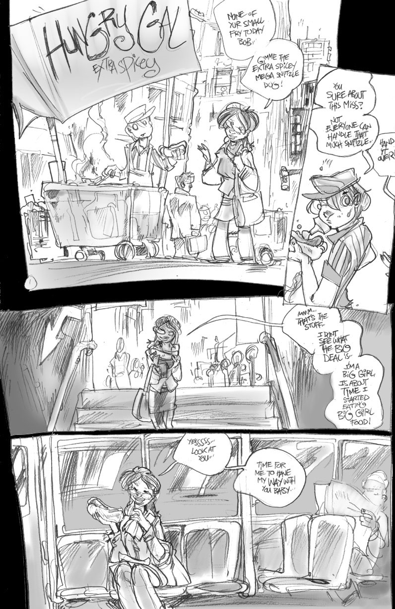 Hungry Gal page 1 full