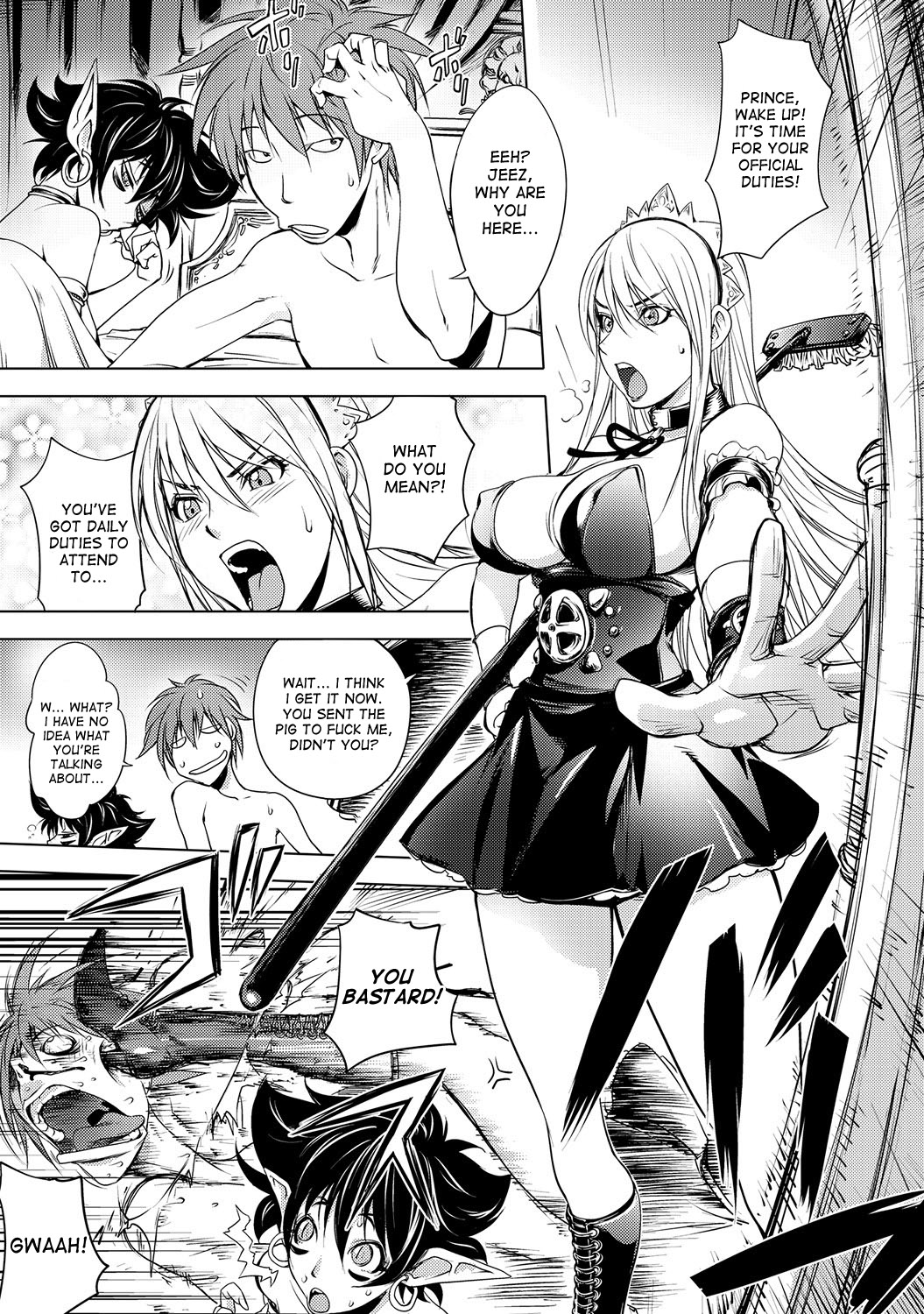 The Three Heroes’ Adventures Ch. 4 – Black Knight Story page 5 full