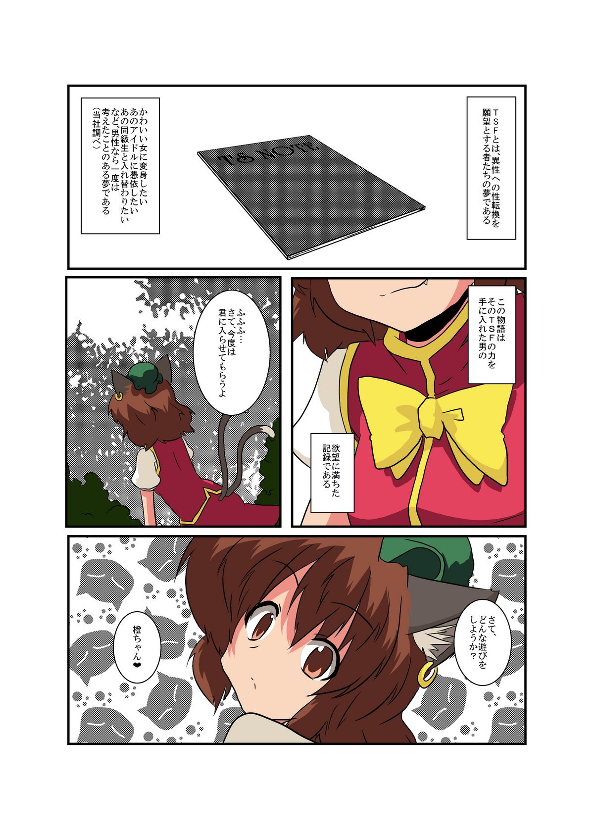 Touhou TS Monogatari ~Chen hen~ page 4 full