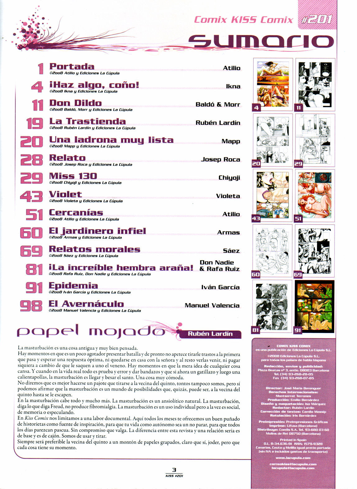Kiss Comix 201 page 3 full