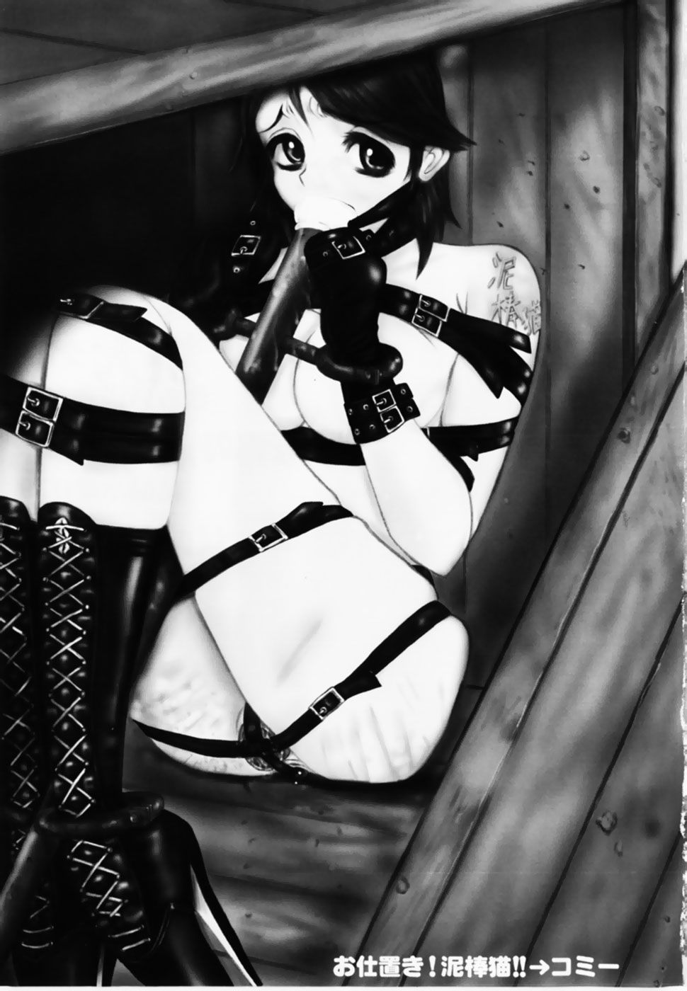 Monochrome Bondage Collection page 6 full