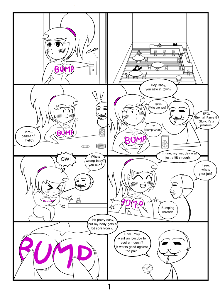 Bump Chan comic &amp; bonus page 3 full