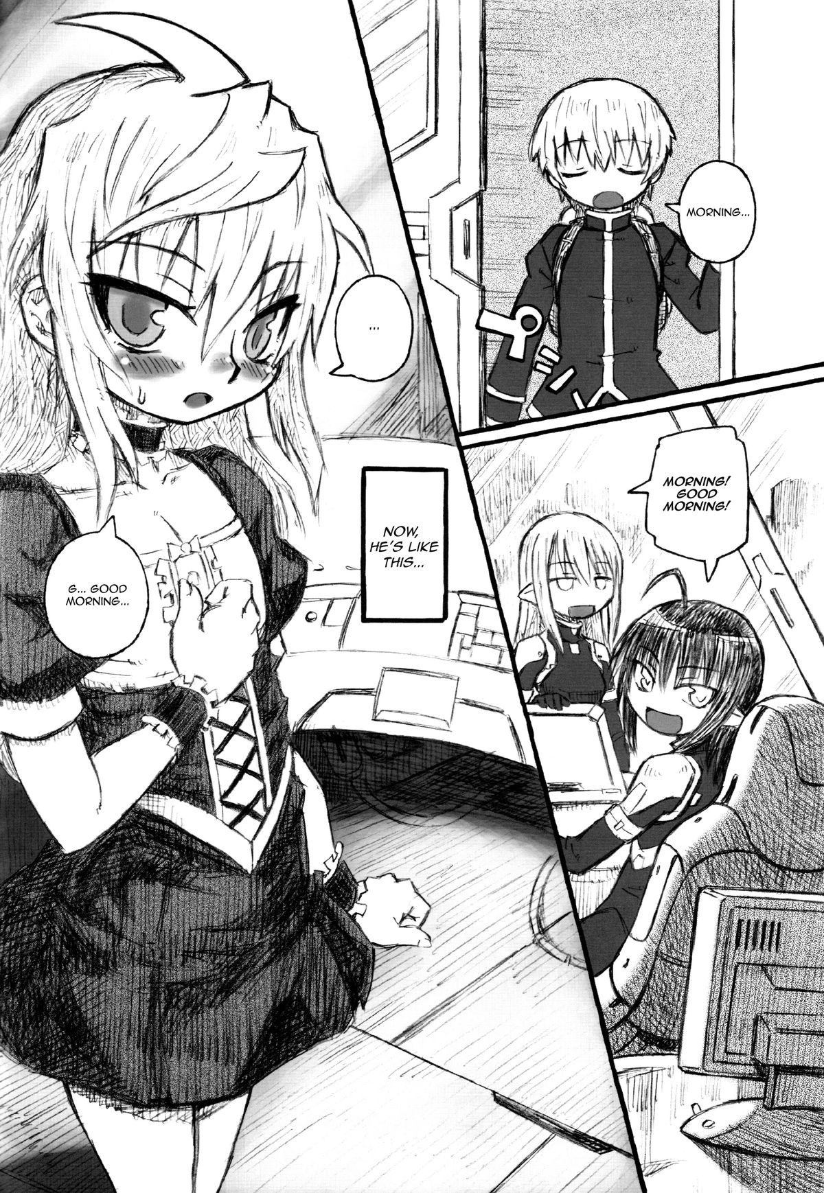 BOY meets BOY  =SW &amp; Ero Manga Girls= page 4 full