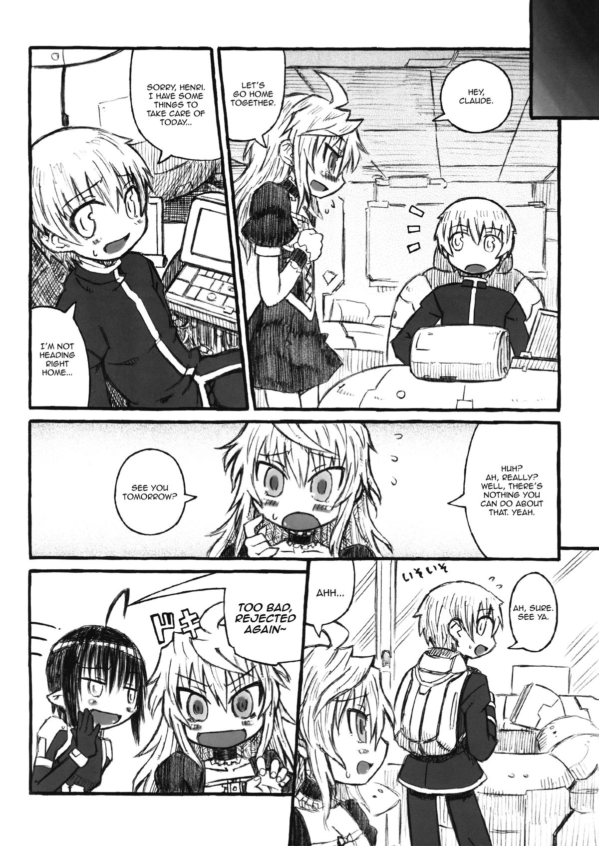 BOY meets BOY  =SW &amp; Ero Manga Girls= page 6 full