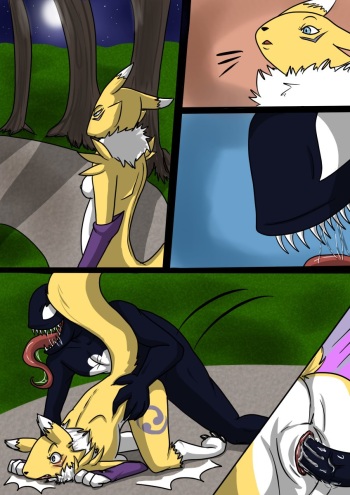 Renamon X Venom cover
