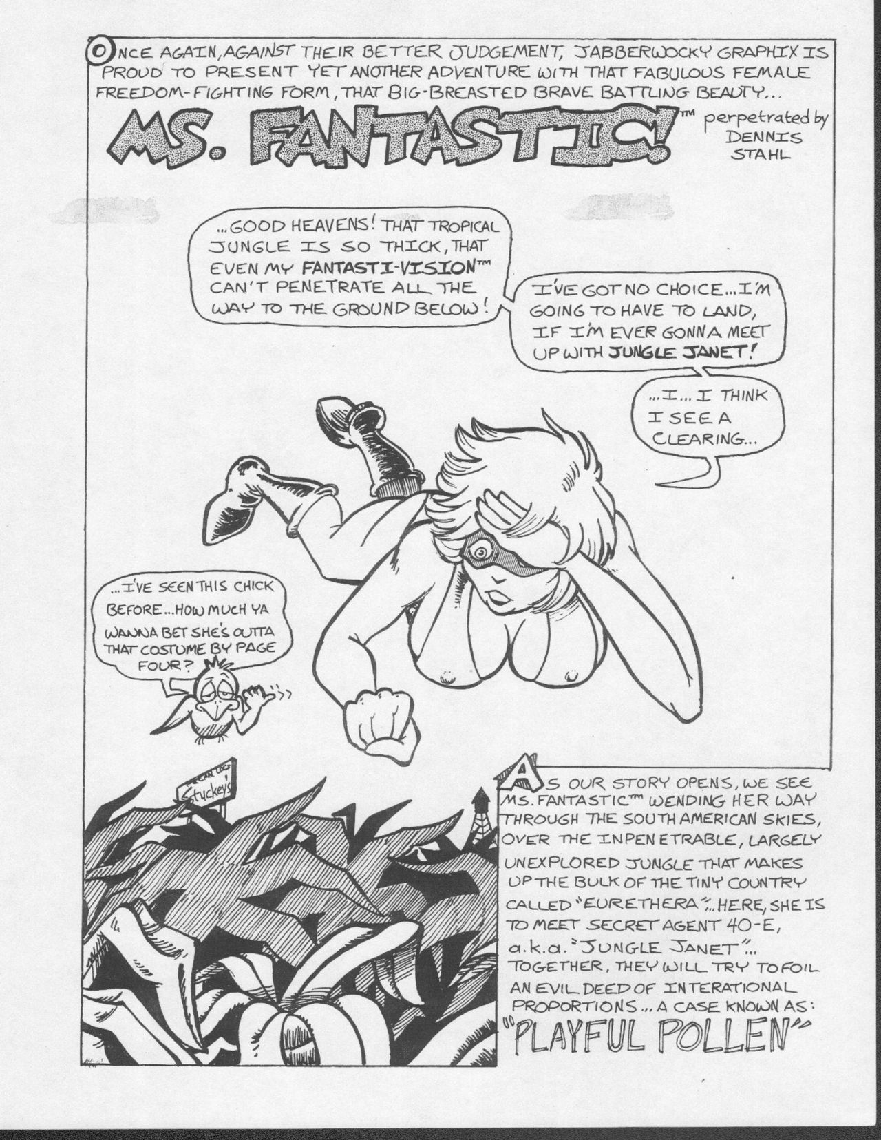 Jungle Janet/Ms F 'Playful Pollen page 1 full