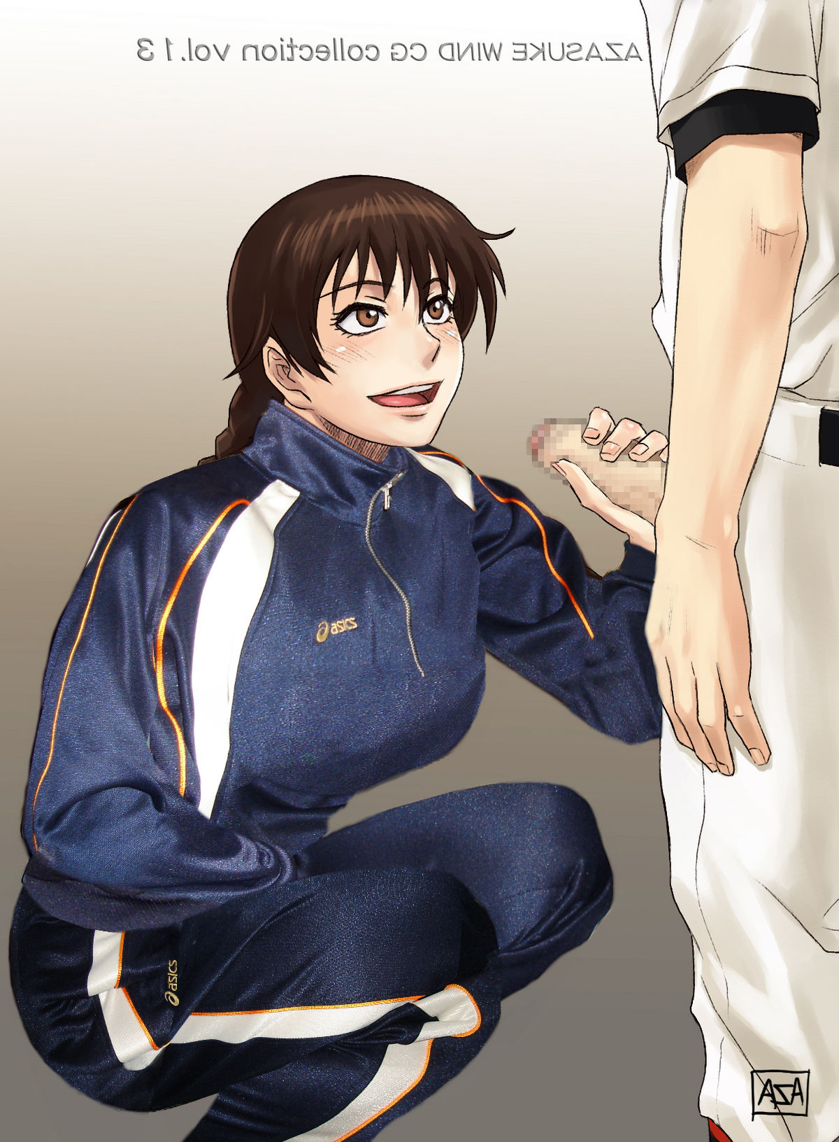 azasuke with schoolwear asics page 2 full