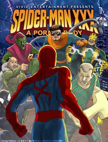 Spider-man porn parody cover