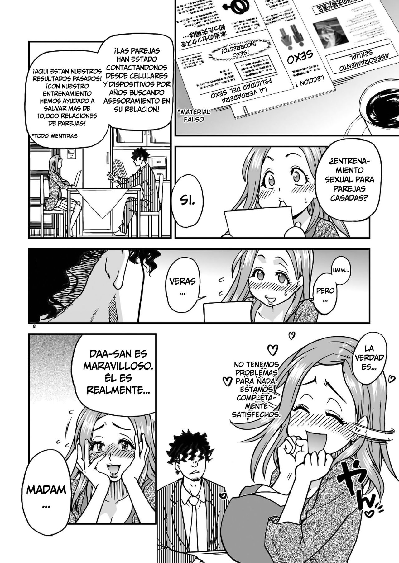 Para Daa-san. Kyouko Okita, Edad 32, Busto 107 cm. Aka. Cogiendose a una Mujer Casada para Entrenar su Vagina   Espa&ntilde;ol/Spanish =P666HF= page 8 full
