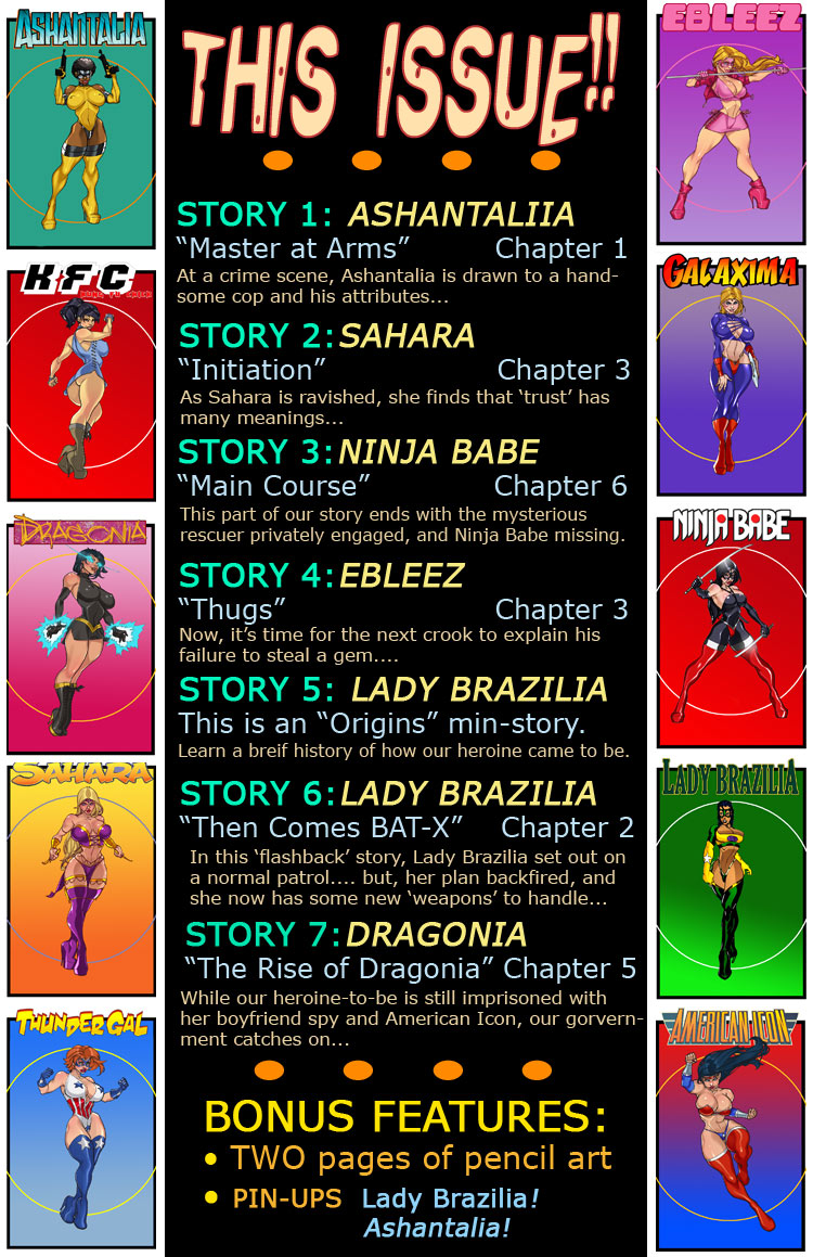 9 Superheroines - The Magazine #8 page 3 full